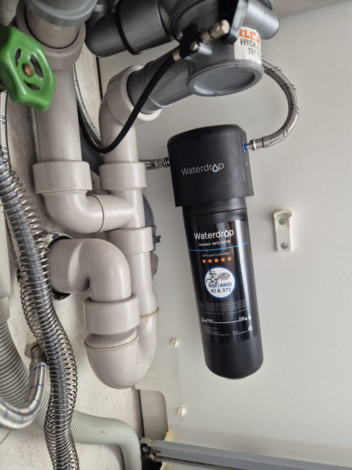Frontalansicht Wasserfilter